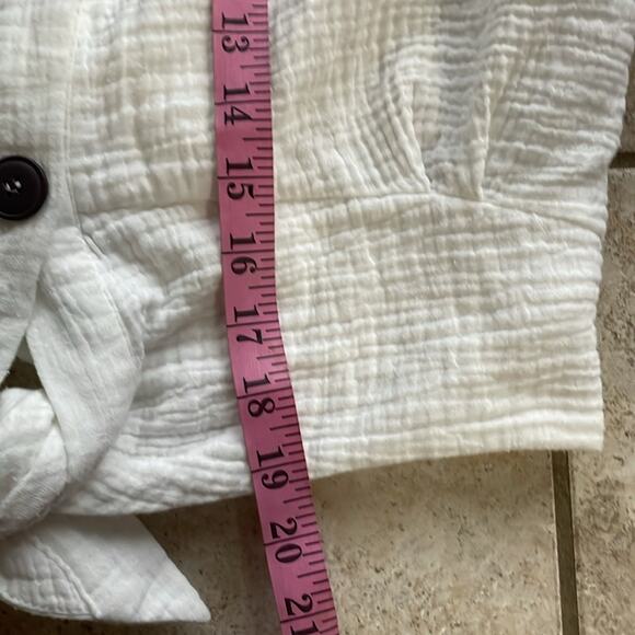 Free People Sunstreaks tie front shirt - Picture 13 of 16